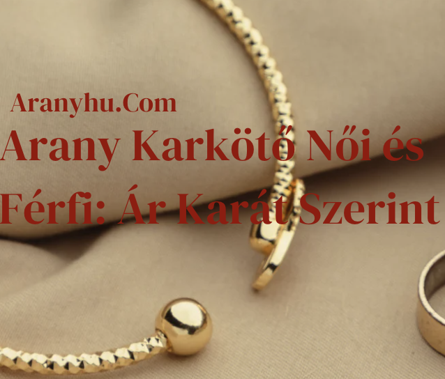 Arany Karkötő Női és Férfi